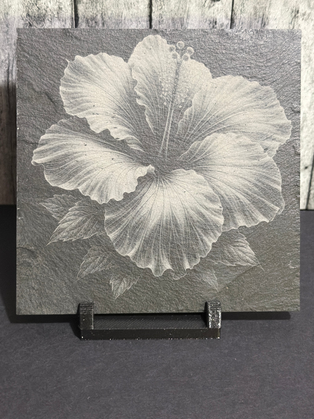Hibiscus Flower Slate Coasters Item # 01021828