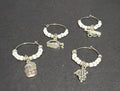 Wine glass charms