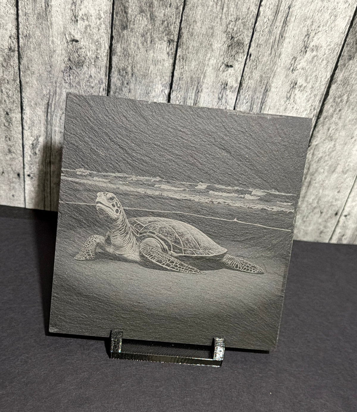 Sea Turtle Engraved Slate Coasters Item # 04444320