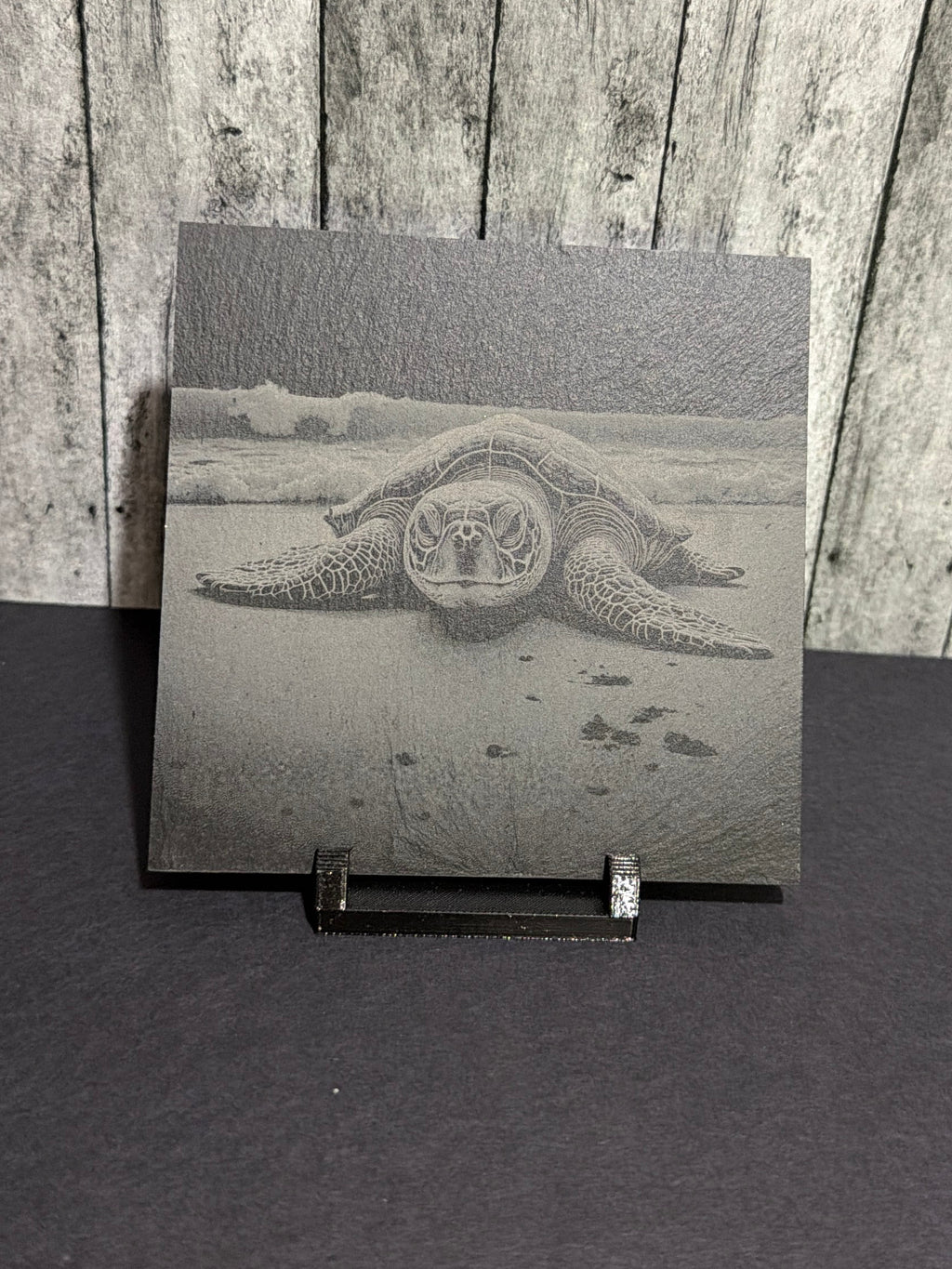 Sea Turtle Engraved Slate Coasters Item # 04444320