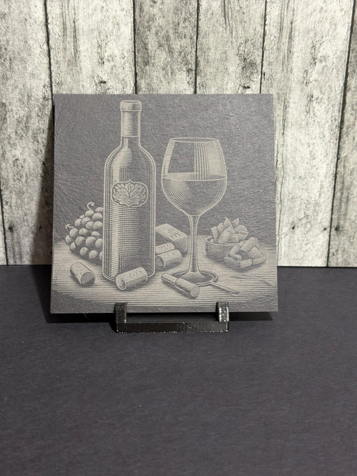 Wine BottleDesigns Slate Engraved Coasters Item # 67131134