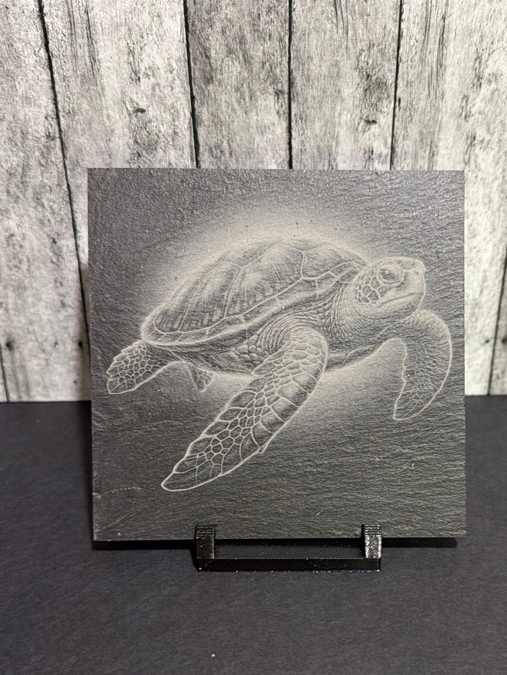 Sea Turtle Engraved Slate Coasters Item # 04444320