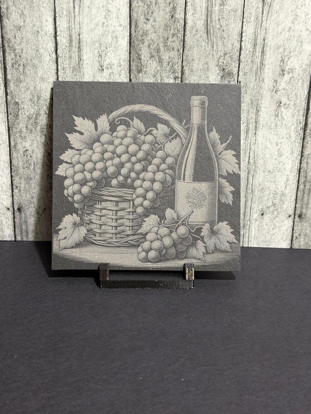 Wine BottleDesigns Slate Engraved Coasters Item # 67131134