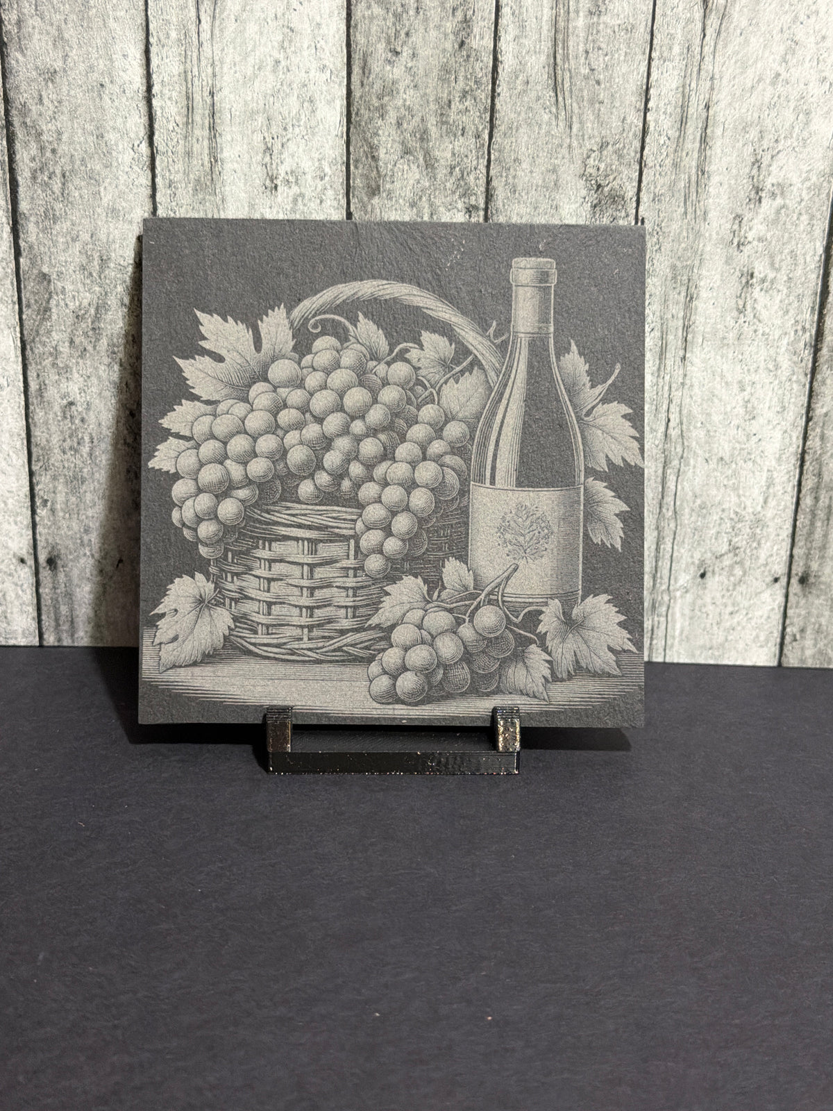 Wine BottleDesigns Slate Engraved Coasters Item # 67131134