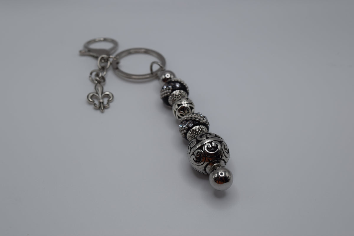 Custom Metal Beaded Keychain