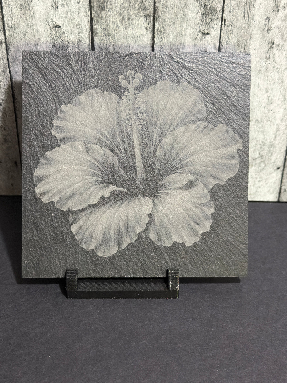 Hibiscus Flower Slate Coasters Item # 01021828