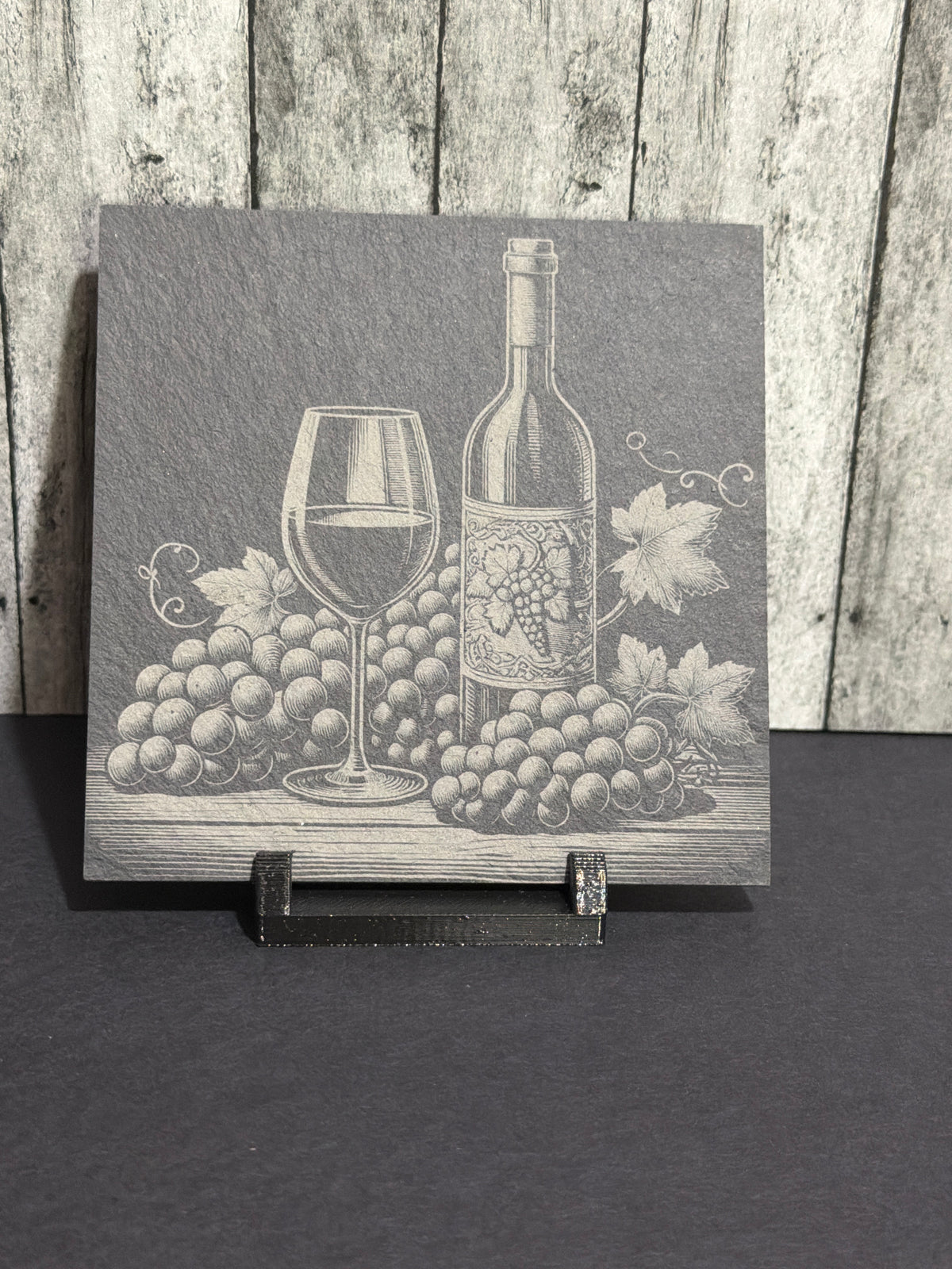 Wine BottleDesigns Slate Engraved Coasters Item # 67131134