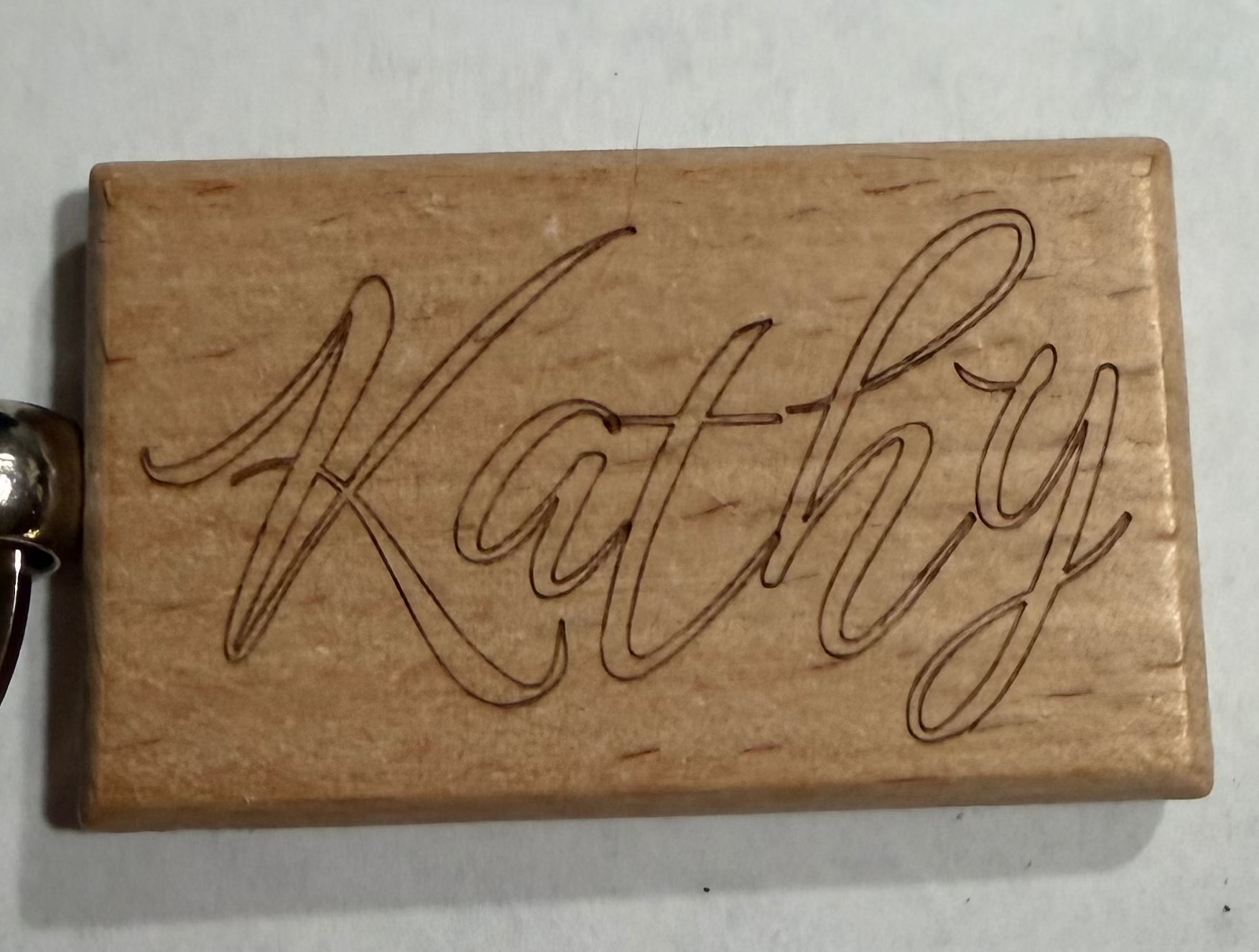 Wooden Key Chain Chains Custom Engraving