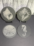 Slate Ocean Themed Coasters Item# 03293233